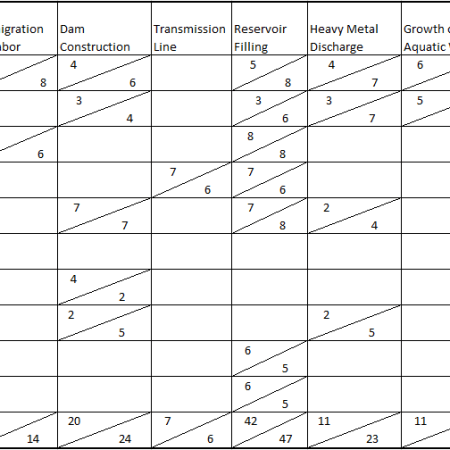 An example of a Leopold Matrix