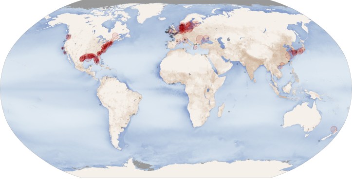 coastal dead zones nasa