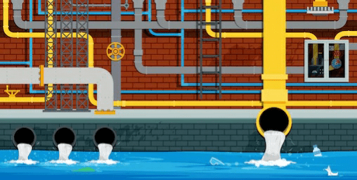 industries release effluents