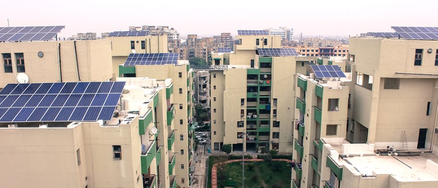 Rooftop solar in urban apartments